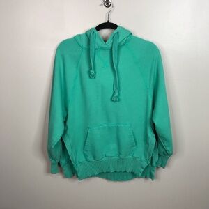 American Eagle Outfitters Teal Oversized Hoodie Sz XS